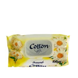 COTTON WET WIPES - 100 PCS