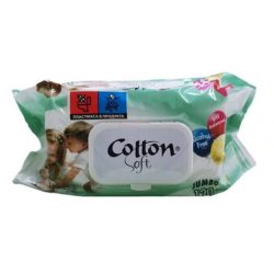COTTON WET WIPES - 120 PCS