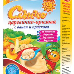 Sun Corn and rice porridge