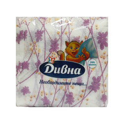 Салфетки ДИВНА цветни 50БР.